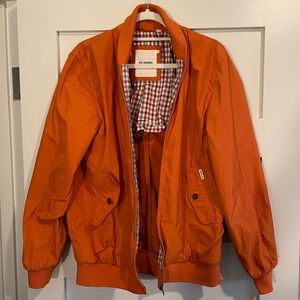 Ben Sherman Signature Harrington Jacket, Orange Mens Large